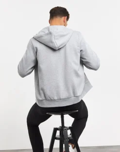 Lacoste Grey Classic Zip Through Hoodie
