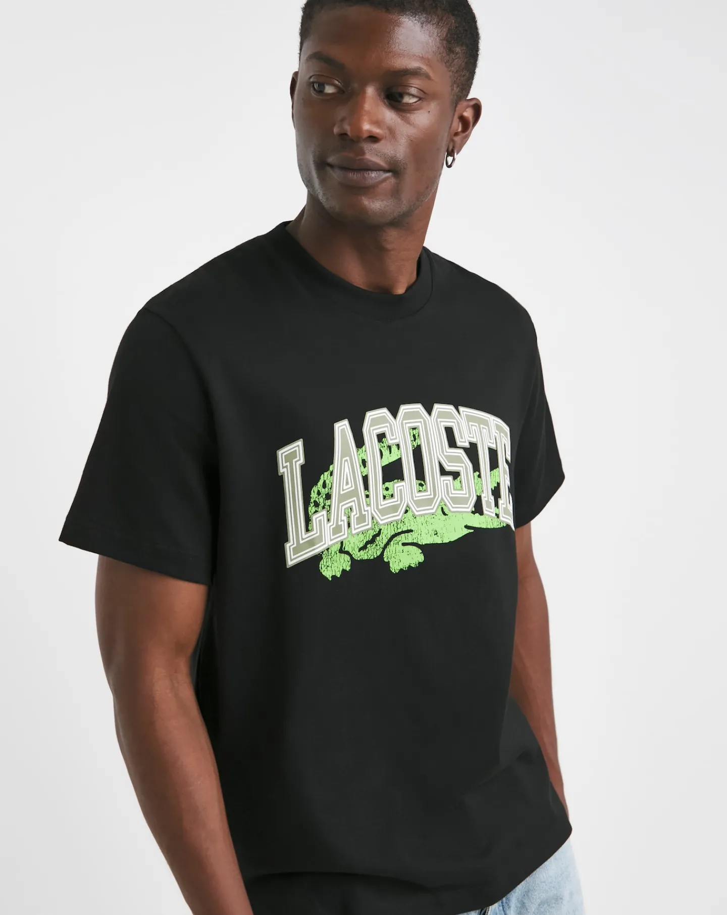 Lacoste Short Sleeve Varsity Logo T-Shirt