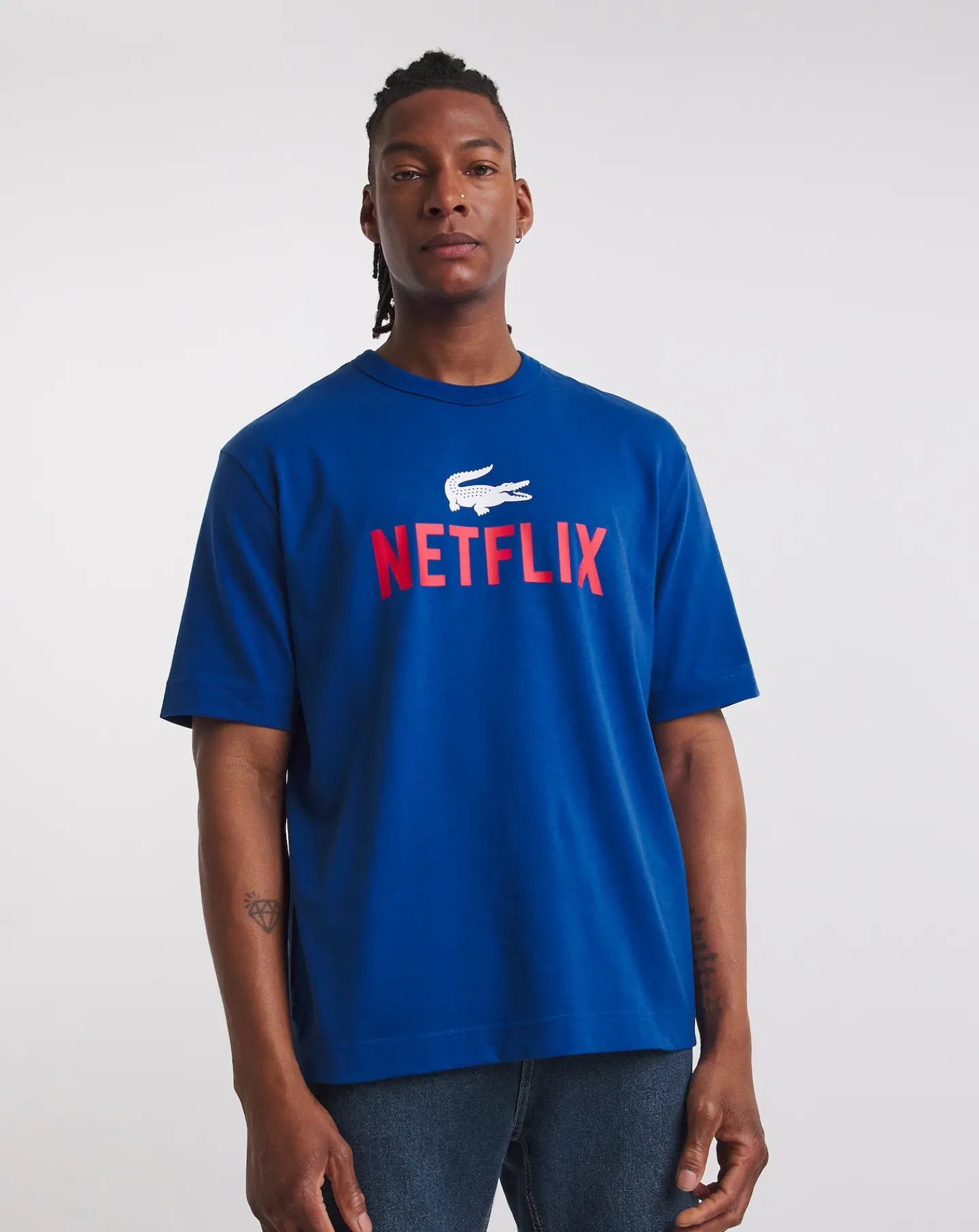 Lacoste X Netflix Logo T-Shirt