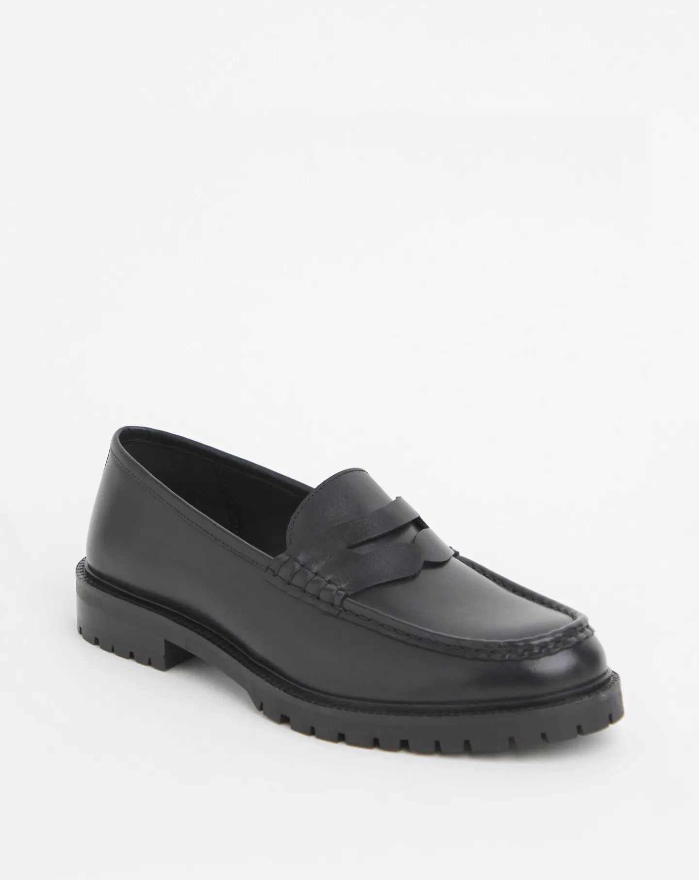 Jacamo Leather Formal Loafer Wide Fit