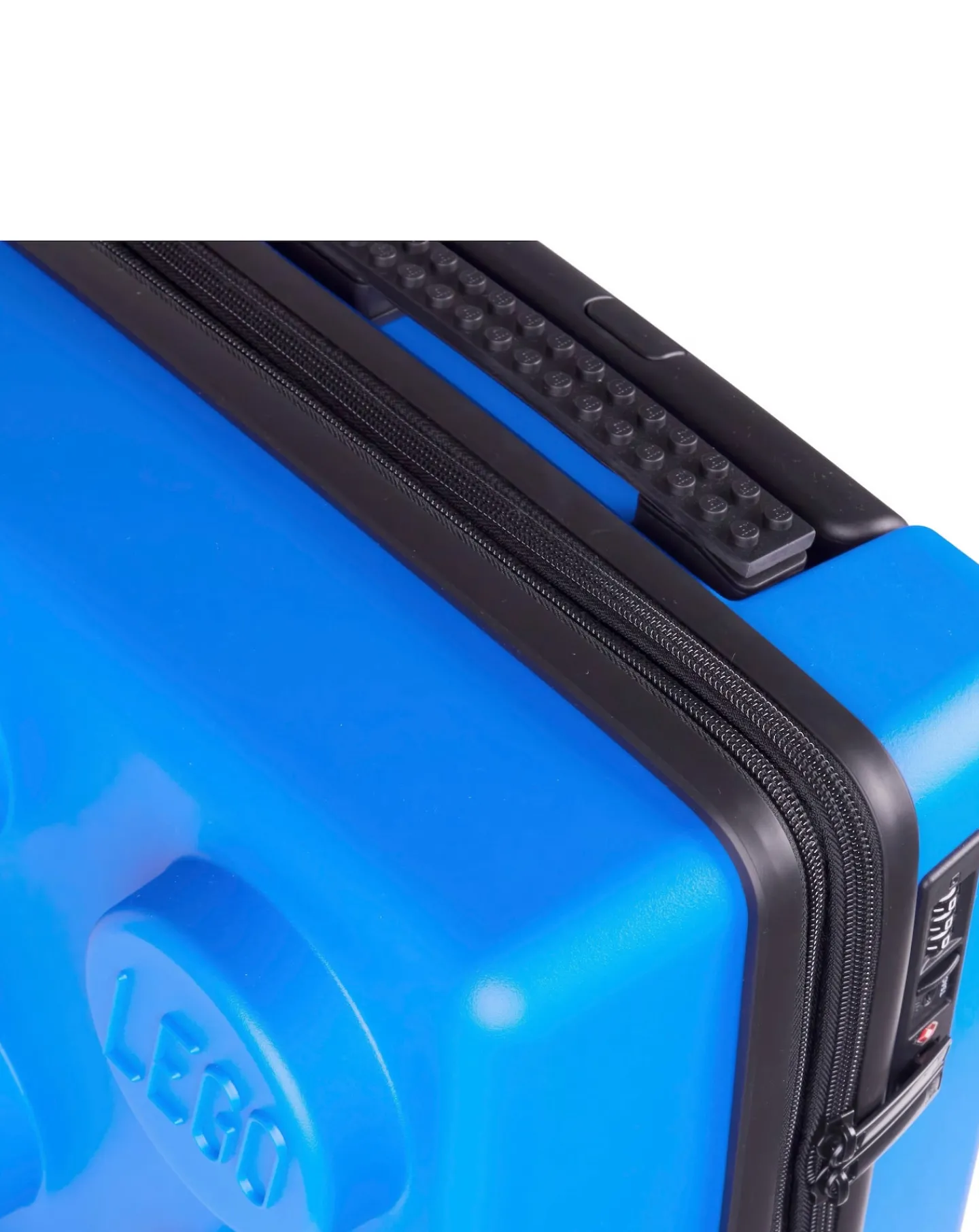 LEGO Brick 2x3 Trolley Suitcase - Bright Blue