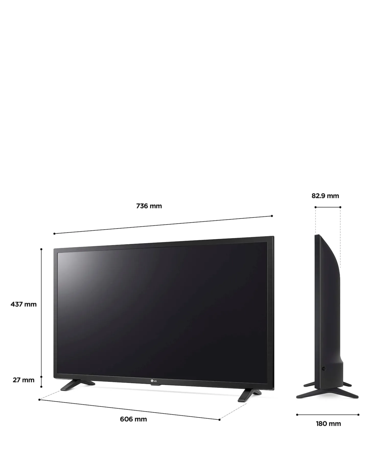 LG 32LQ630B6LA 32in Smart HD Ready HDR LED Freeview TV