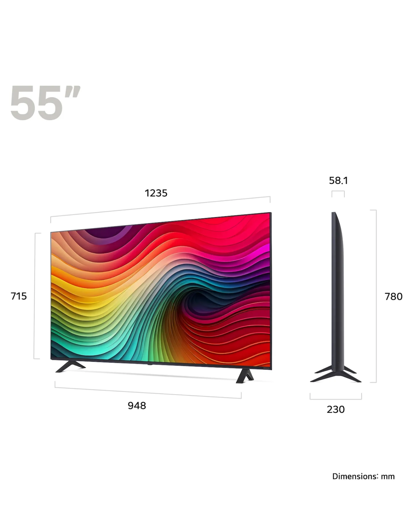 LG 55NANO81T6A 55in NanoCell 4K Ultra HD HDR Smart TV
