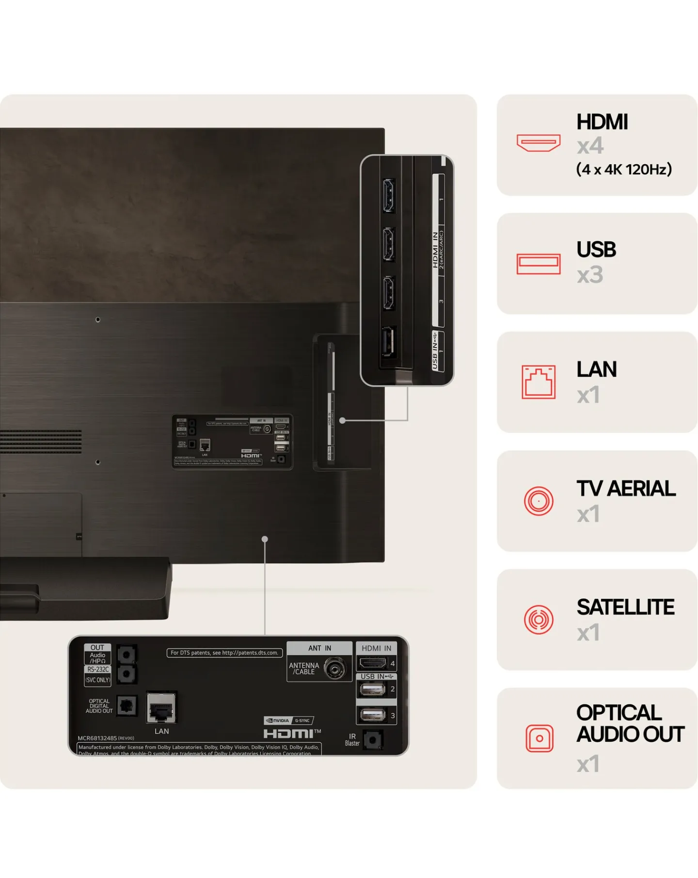 LG OLED48C46LA 48in OLED 4K UHD HDR Smart TV
