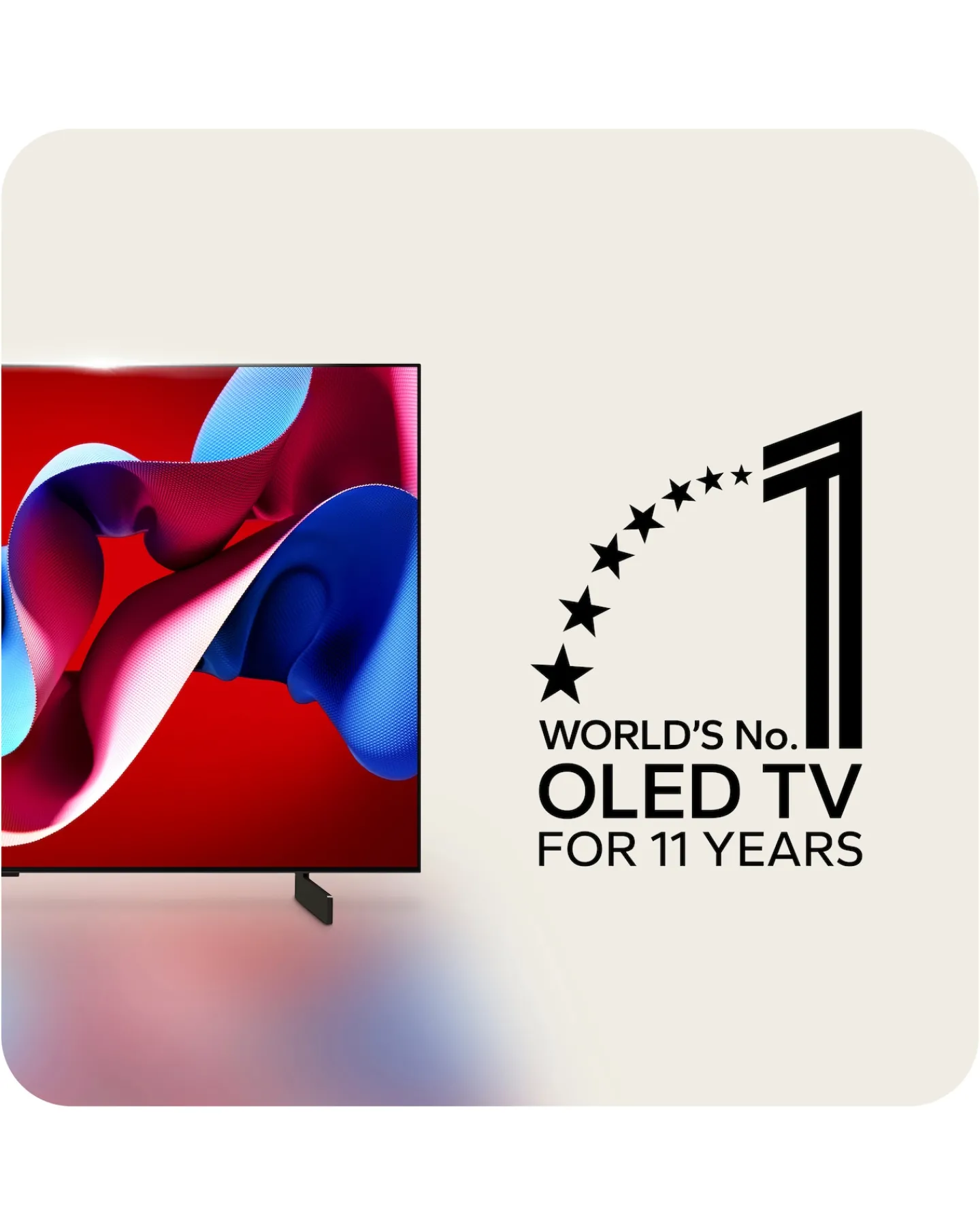 LG OLED42C44LA 42in OLED 4K UHD HDR Smart TV