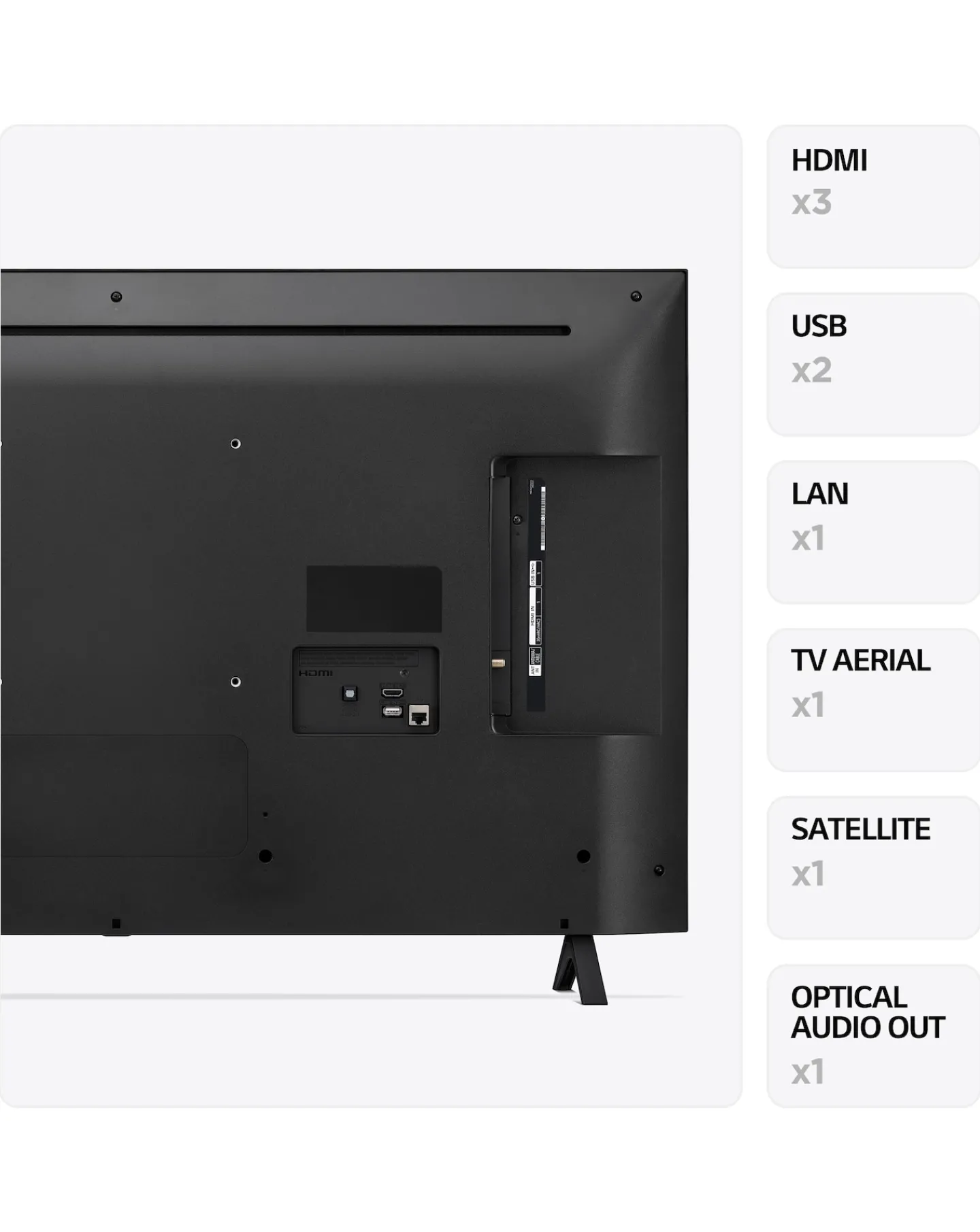 LG 43UR78006LK 43in LED 4K UHD HDR ThinQ Smart Freeview TV