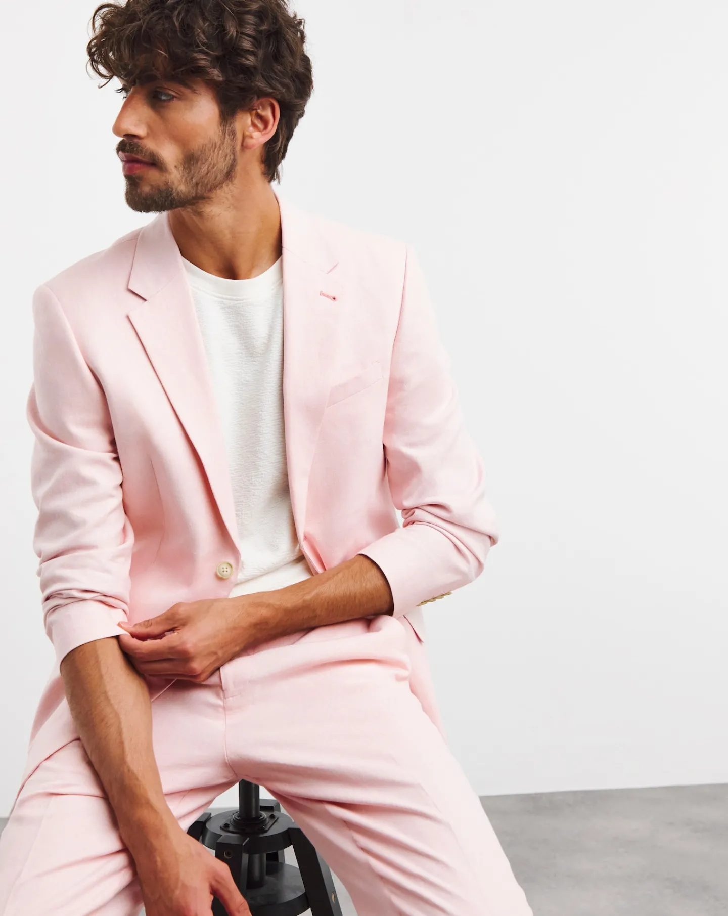 Jacamo Linen Blend Regular Fit Blazer
