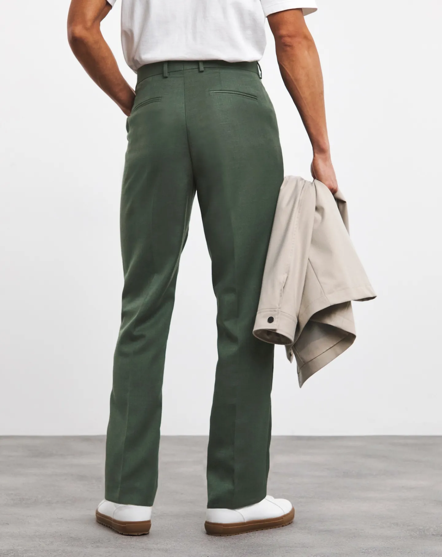 Jacamo Linen Look Regular Fit Suit Trouser