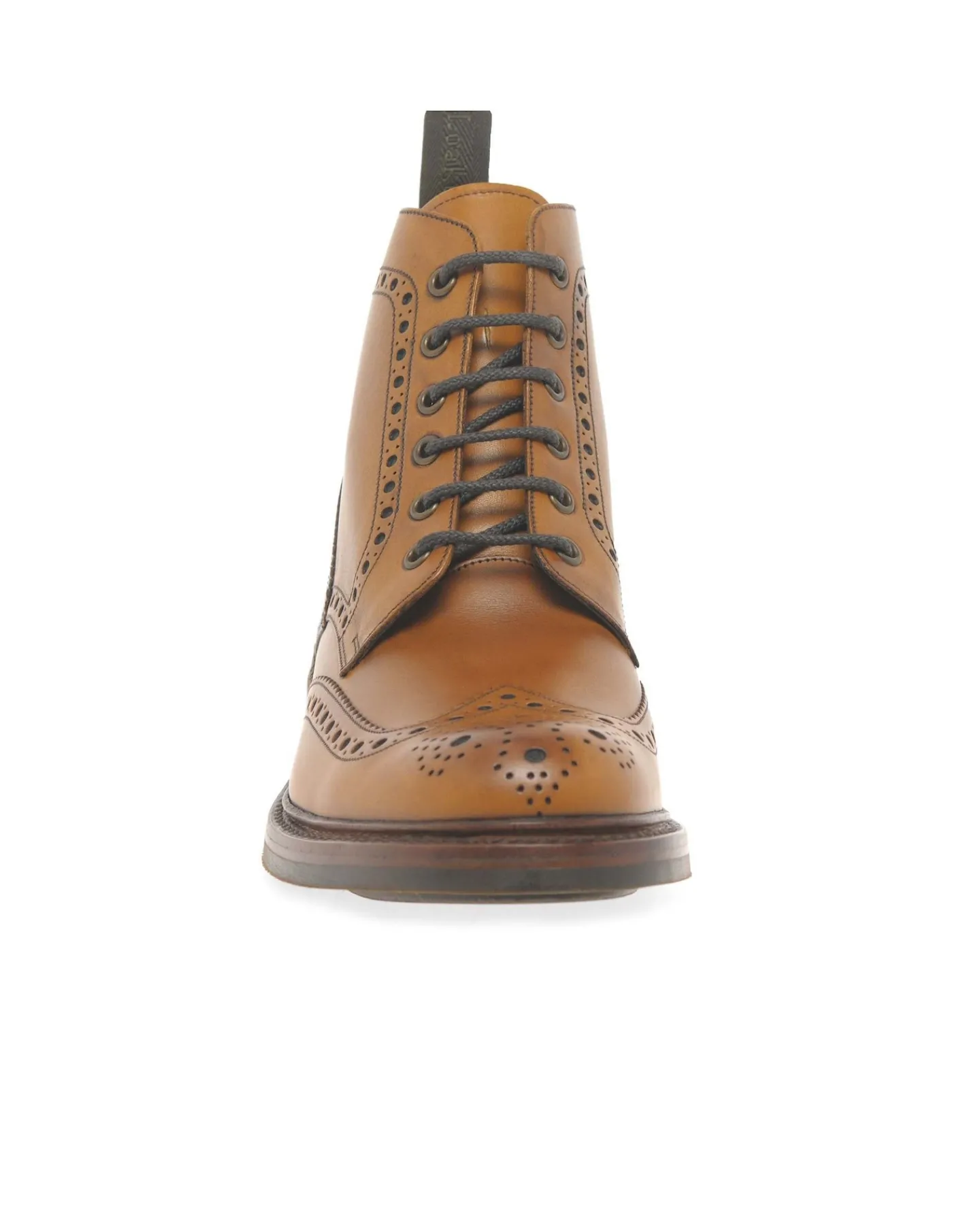 Loake Bedale Mens Wide Fit Brogue Boots