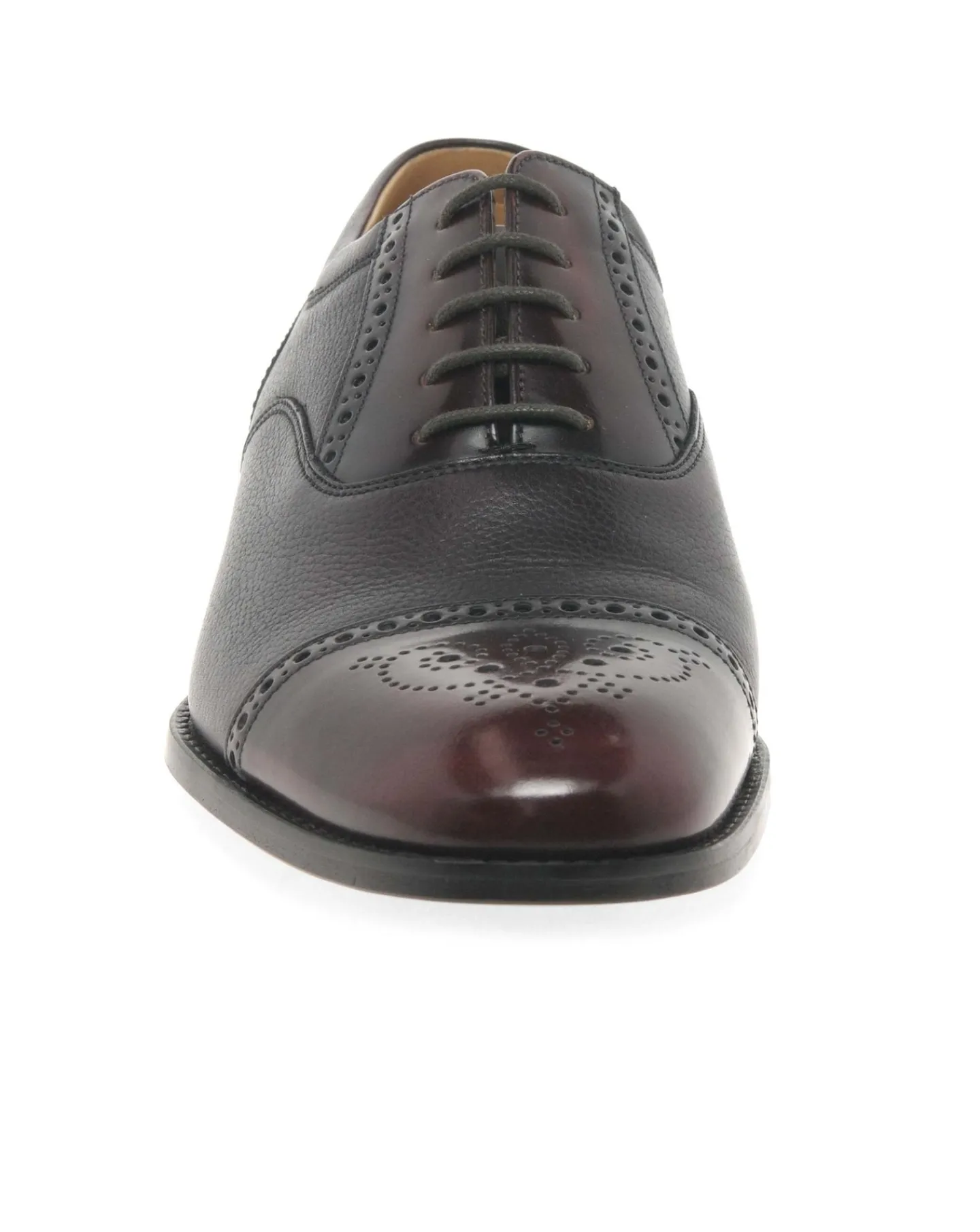 Loake Woodstock Wide Fit Half Brogues