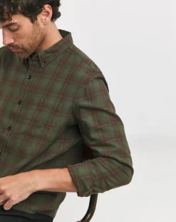 Jacamo Long Sleeve Button Down Checked Shirt