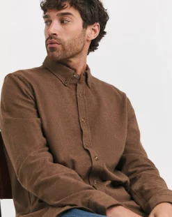 Jacamo Long Sleeve Button Down Flannel Shirt