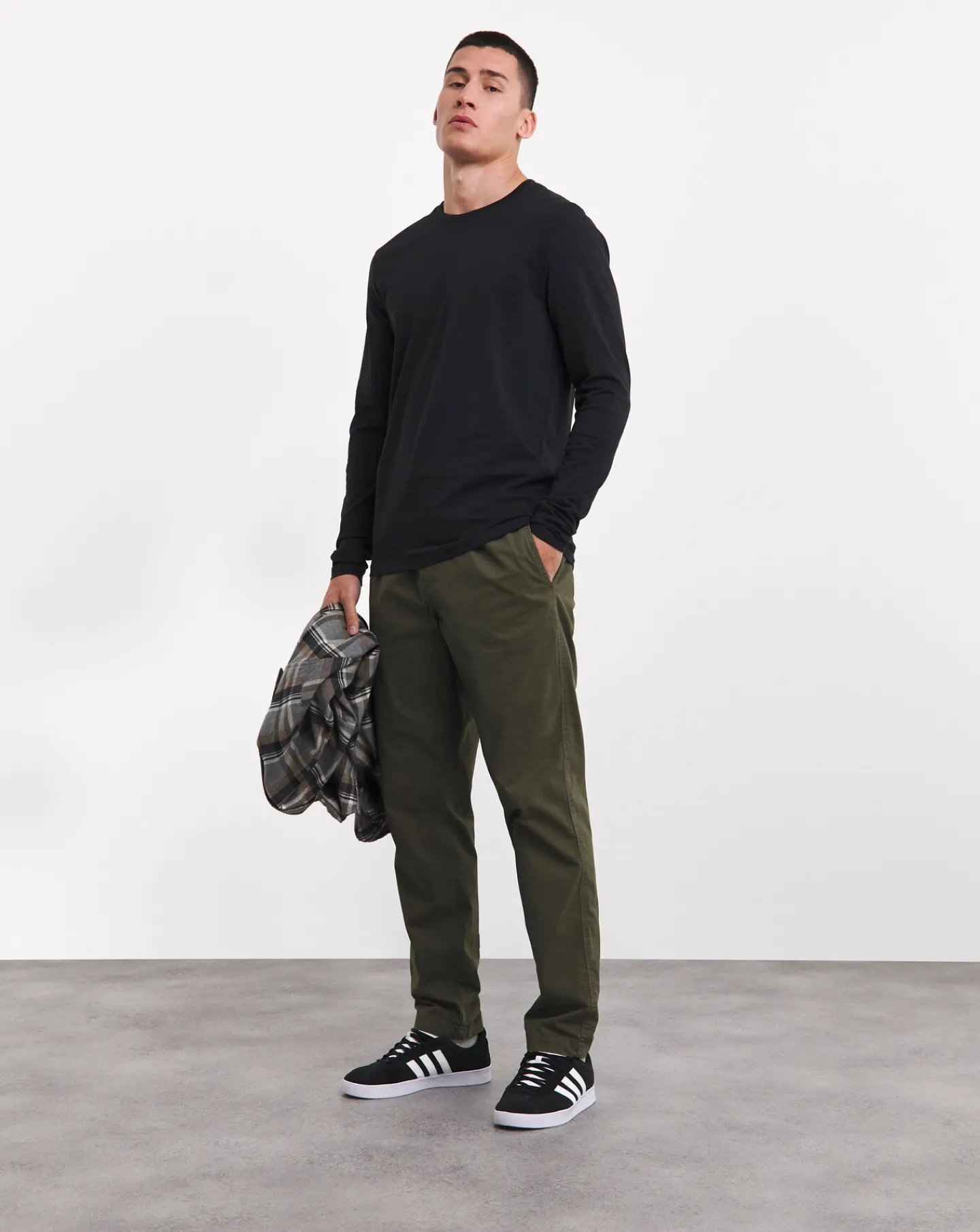 Jacamo Long Sleeve Crew Neck T-Shirt Long