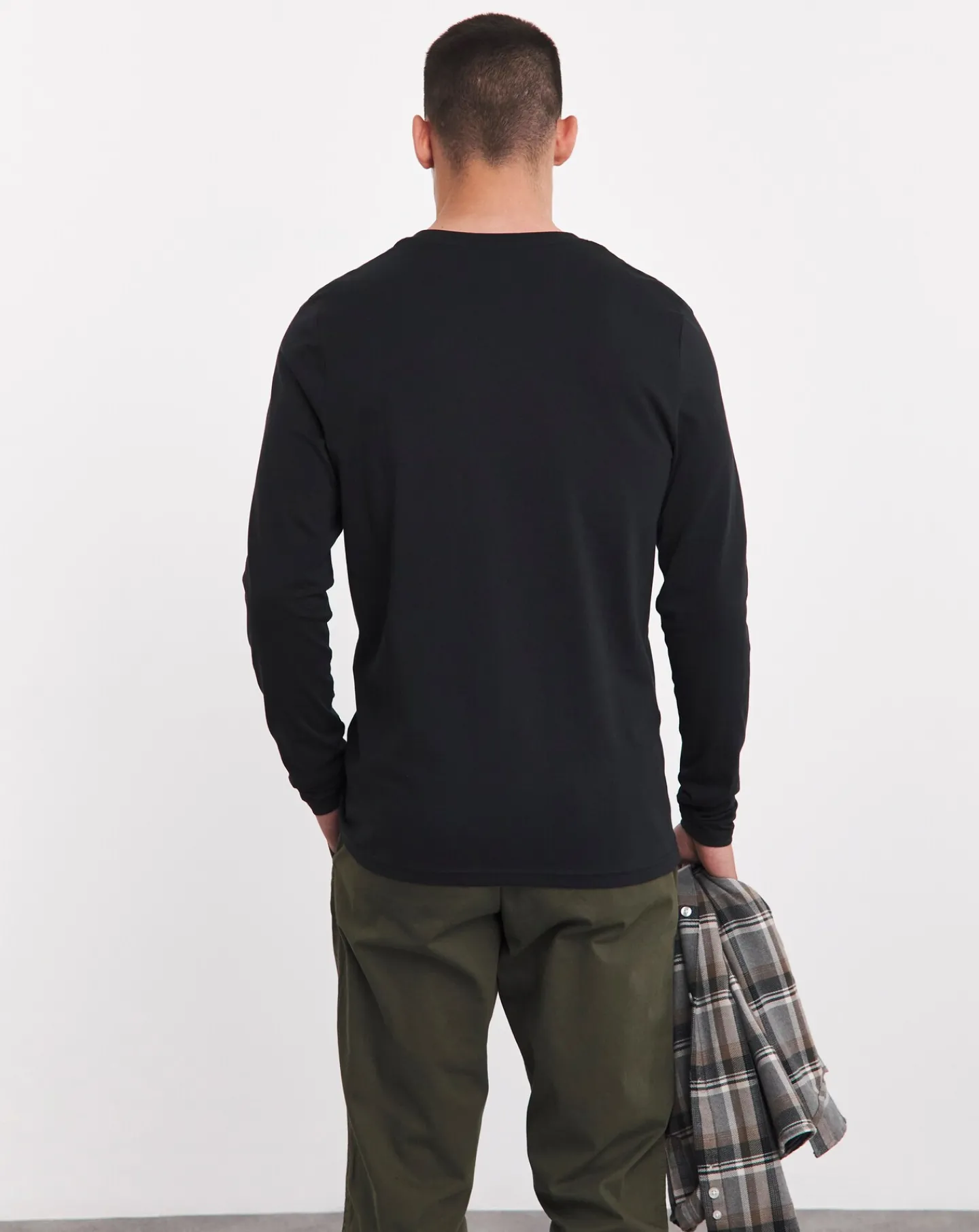Jacamo Long Sleeve Crew Neck T-Shirt Long