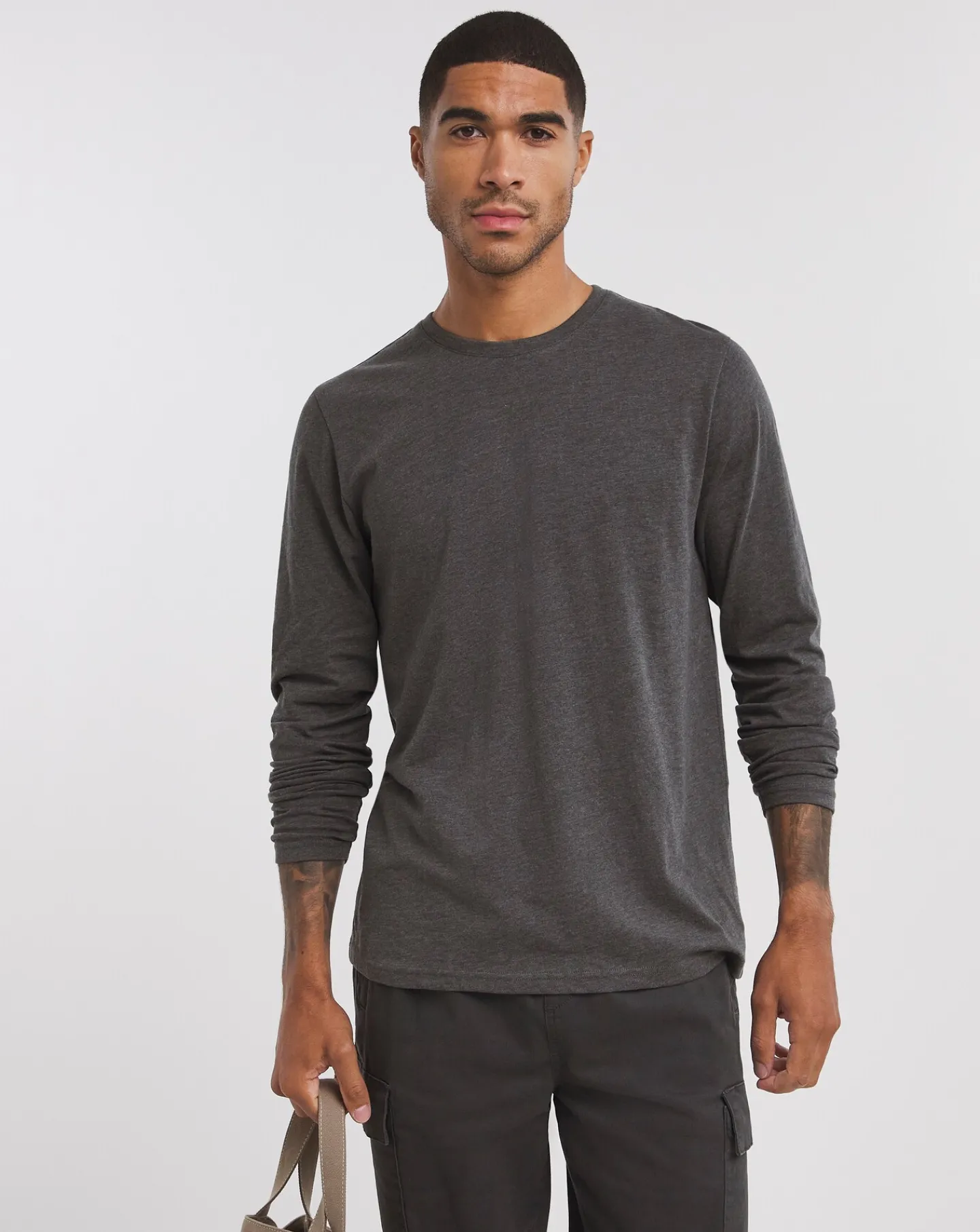 Jacamo Long Sleeve Crew Neck T-Shirt Long