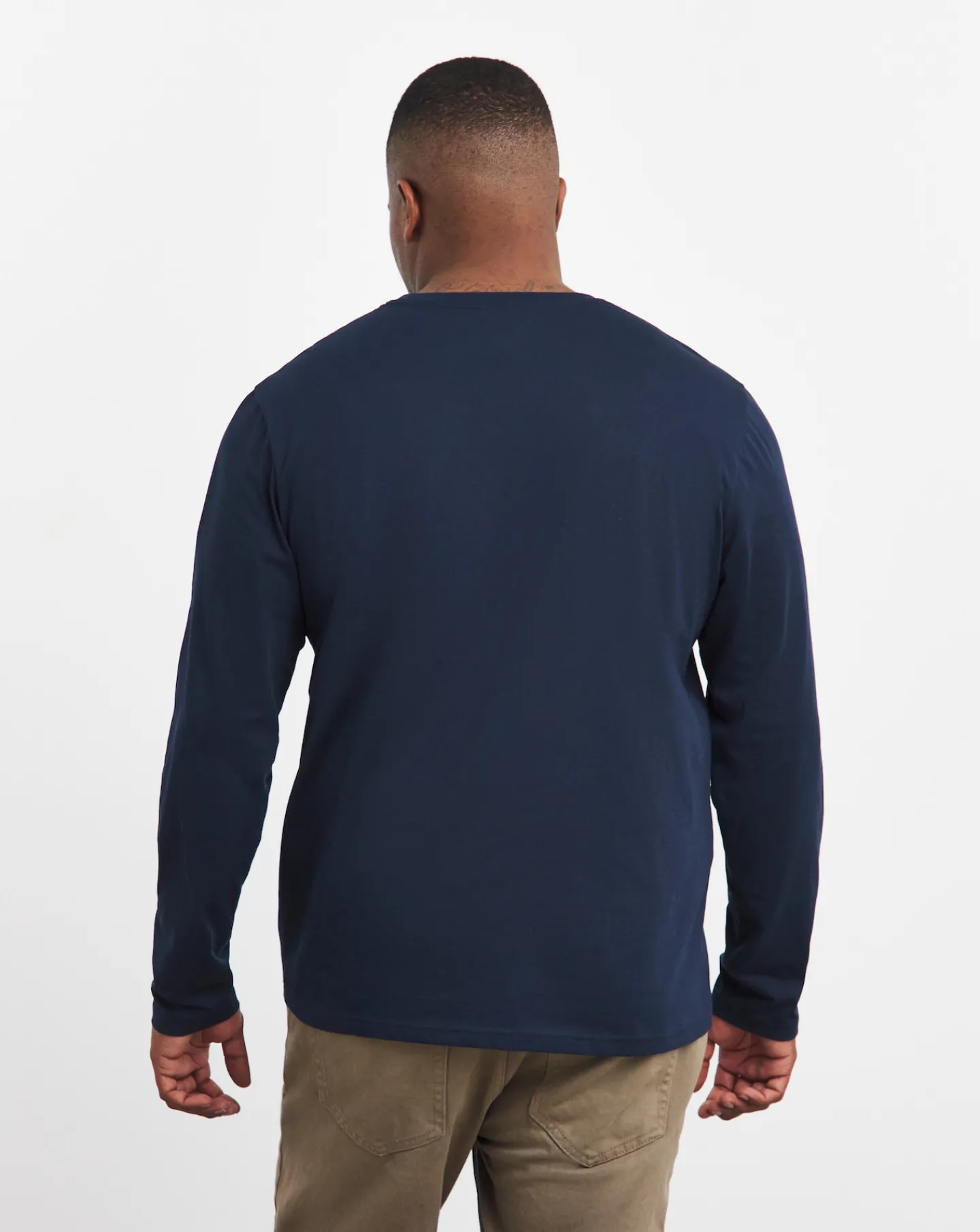 Jacamo Long Sleeve Crew Neck T-shirt Long