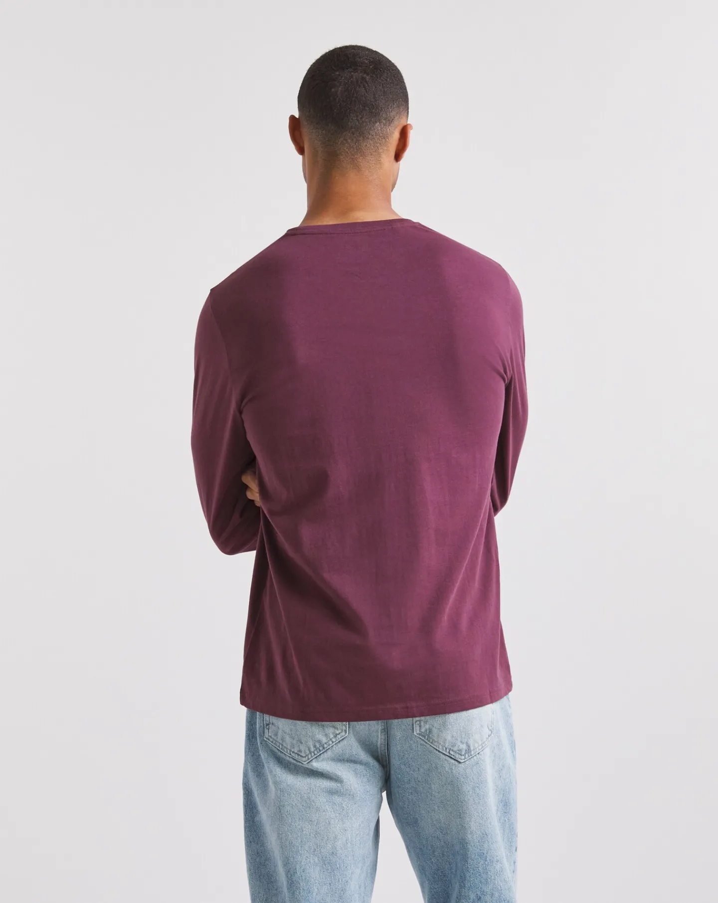 Jacamo Long Sleeve Crew Neck T-Shirt Long