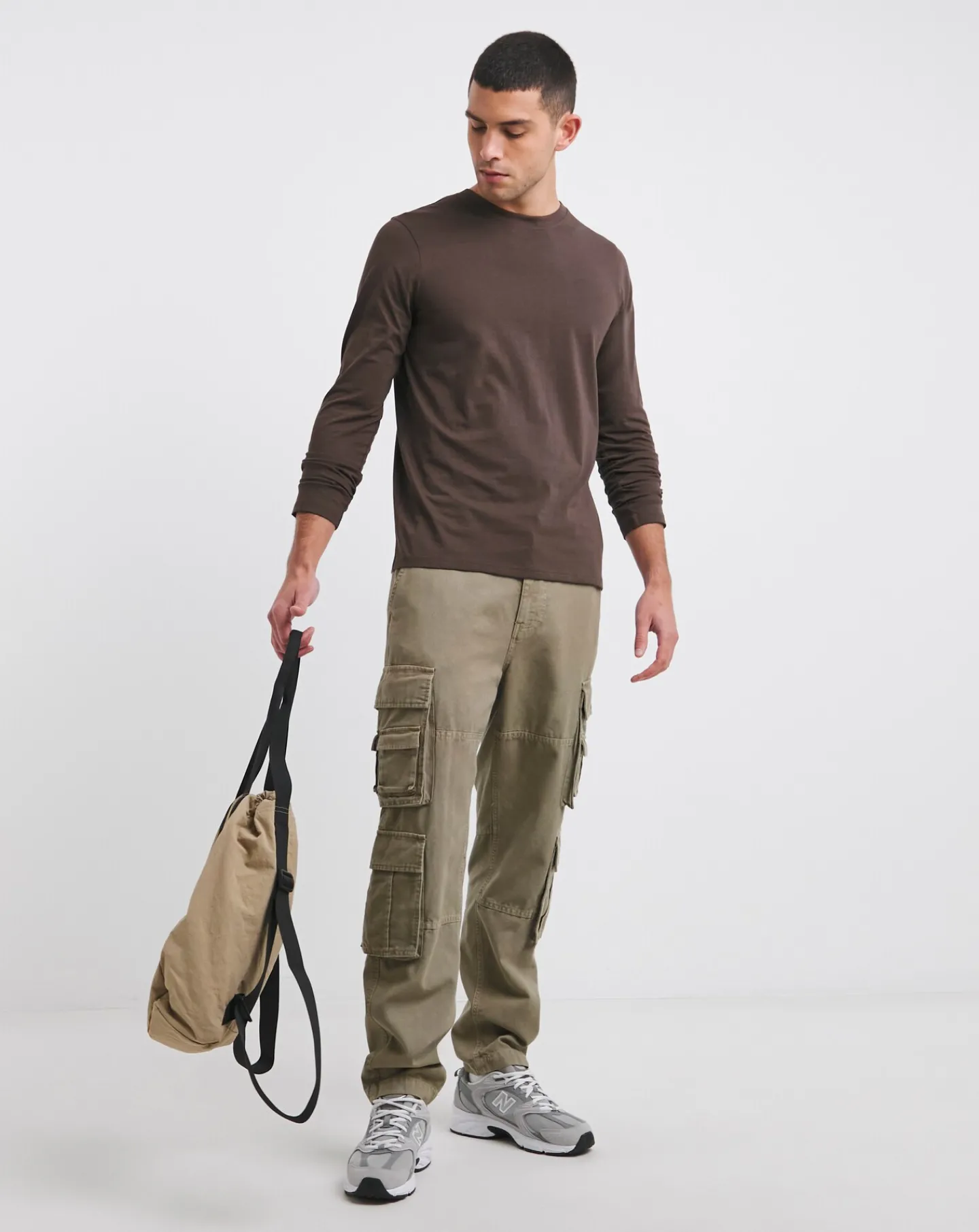Jacamo Long Sleeve Crew T-Shirt Long