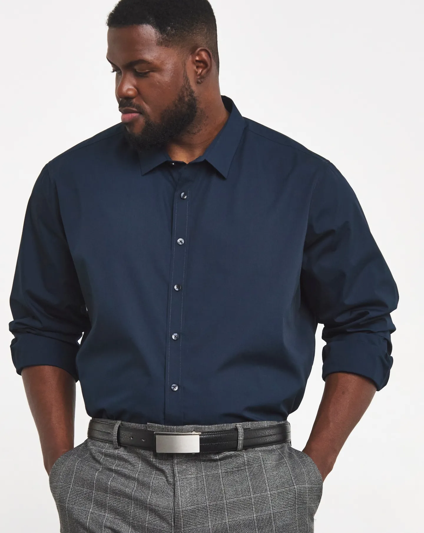 Jacamo Long Sleeve Formal Shirt Regular