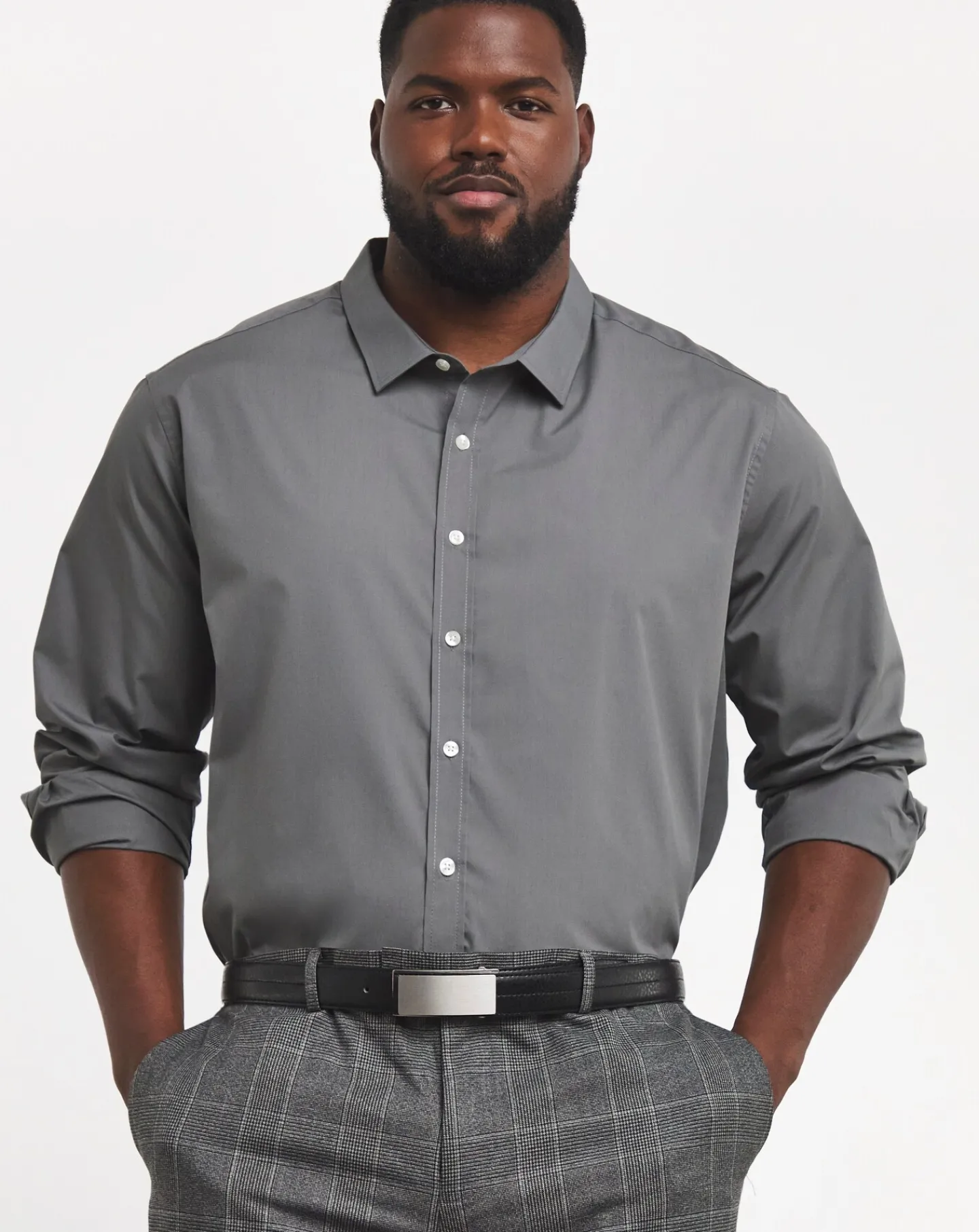 Jacamo Long Sleeve Formal Shirt Regular