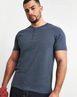 Jacamo Long Sleeve Grandad T-Shirt Long
