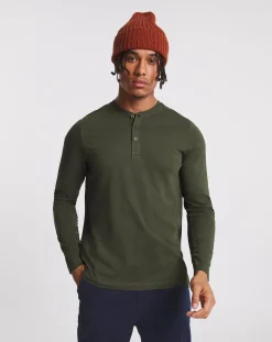 Jacamo Long Sleeve Grandad T-Shirt Long