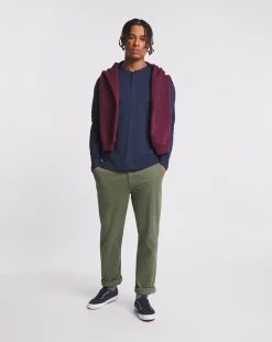 Jacamo Long Sleeve Grandad T-Shirt Long