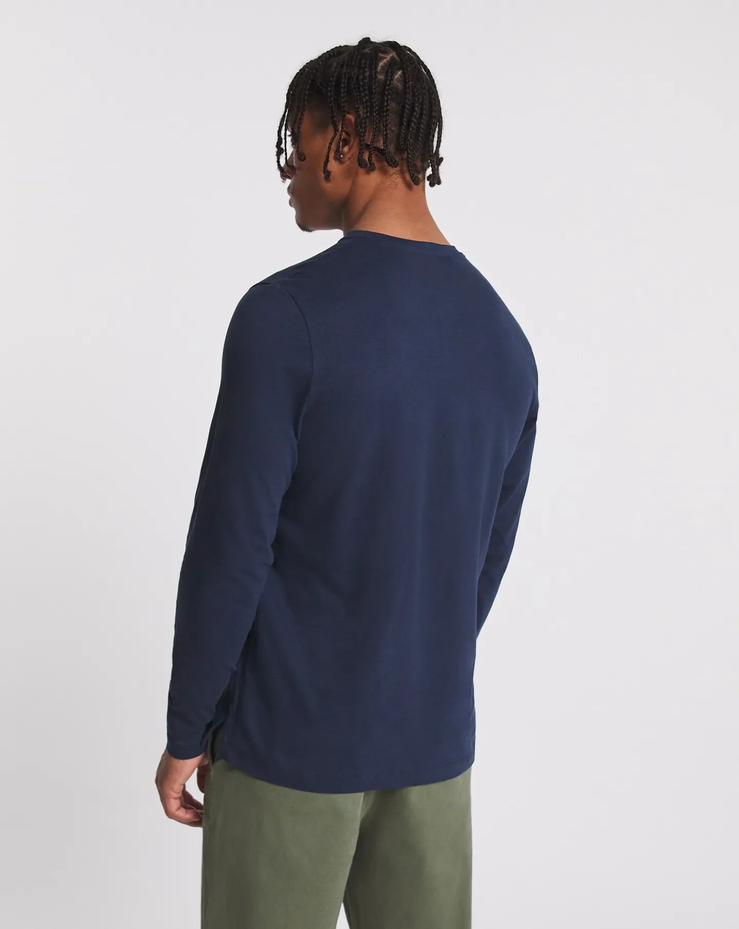 Jacamo Long Sleeve Grandad T-Shirt Long