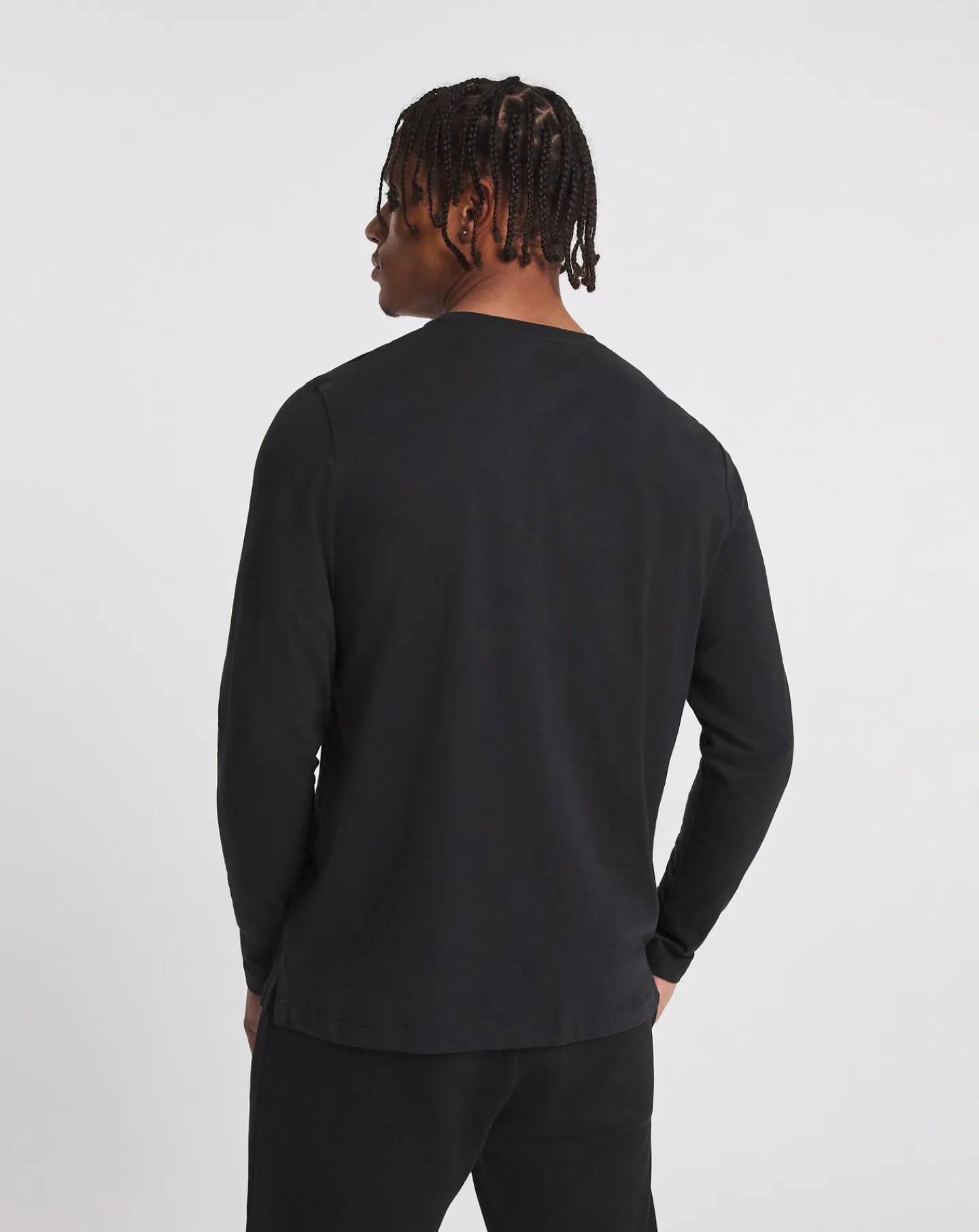 Jacamo Long Sleeve Grandad T-Shirt Long