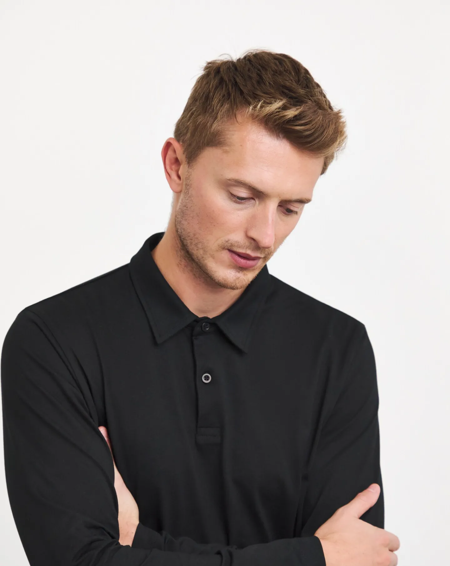 Jacamo Long Sleeve Jersey Polo