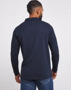 Jacamo Long Sleeve Jersey Polo Long