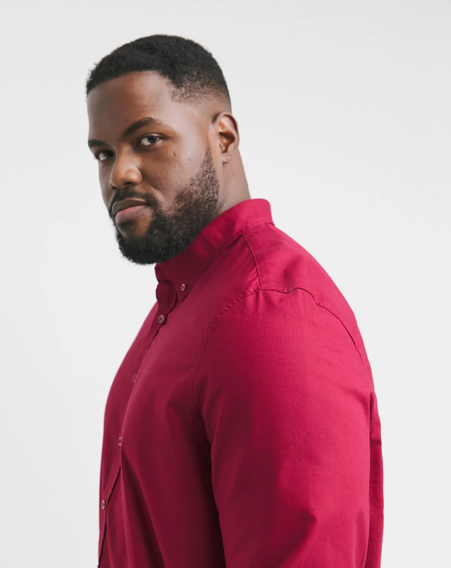 Jacamo Long Sleeve Oxford Shirt Reg