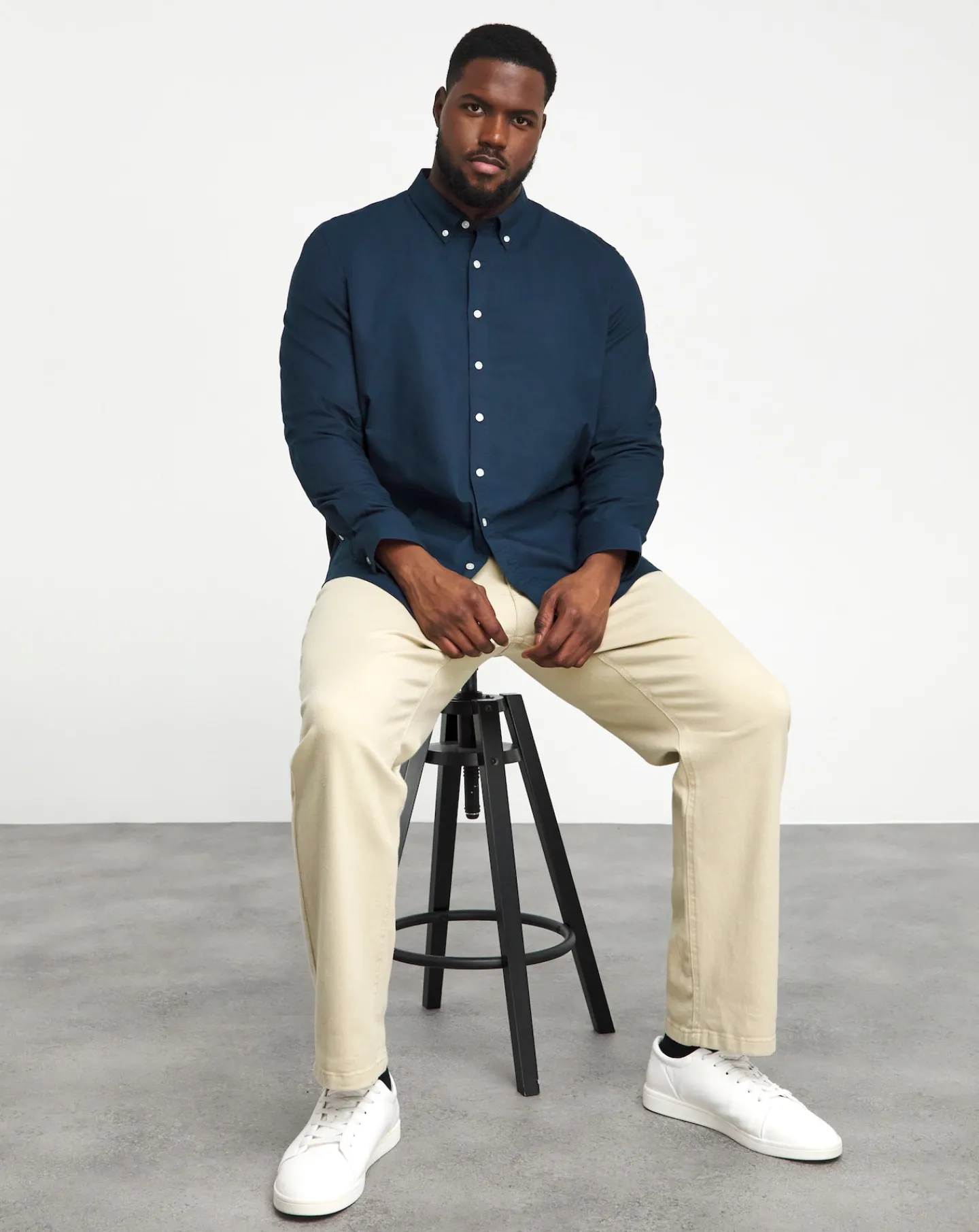 Jacamo Long Sleeve Oxford Shirt Regular Length