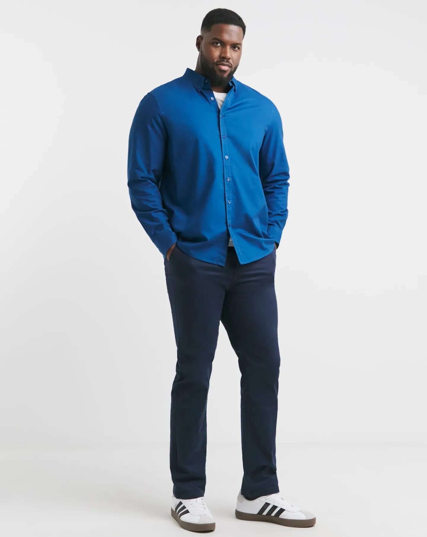 Jacamo Long Sleeve Oxford Shirt Reg