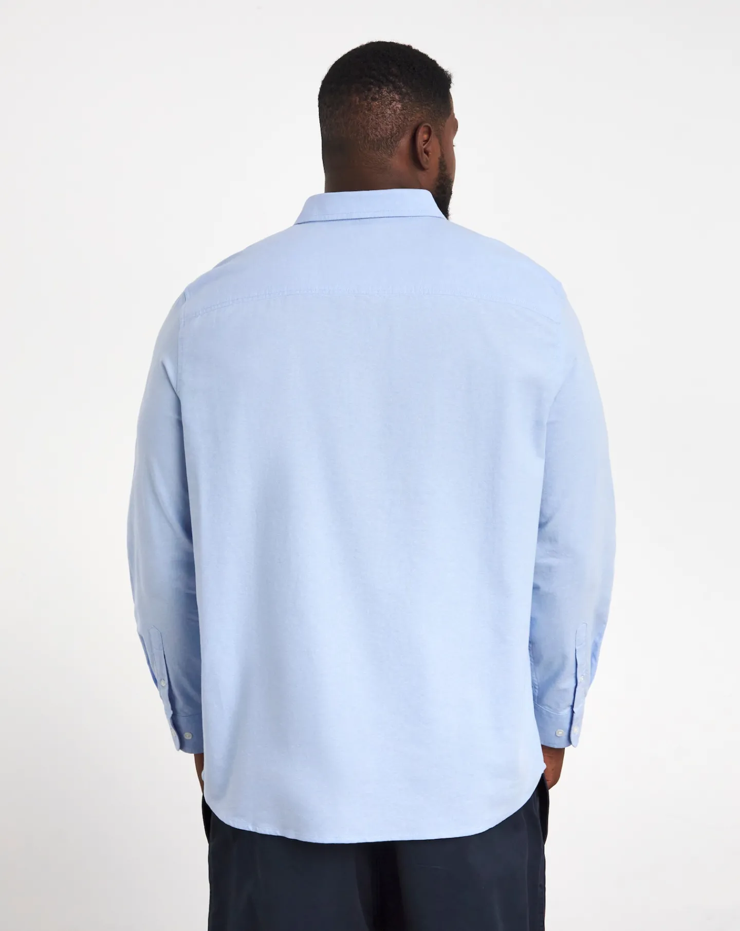 Jacamo Long Sleeve Oxford Shirt Long Length