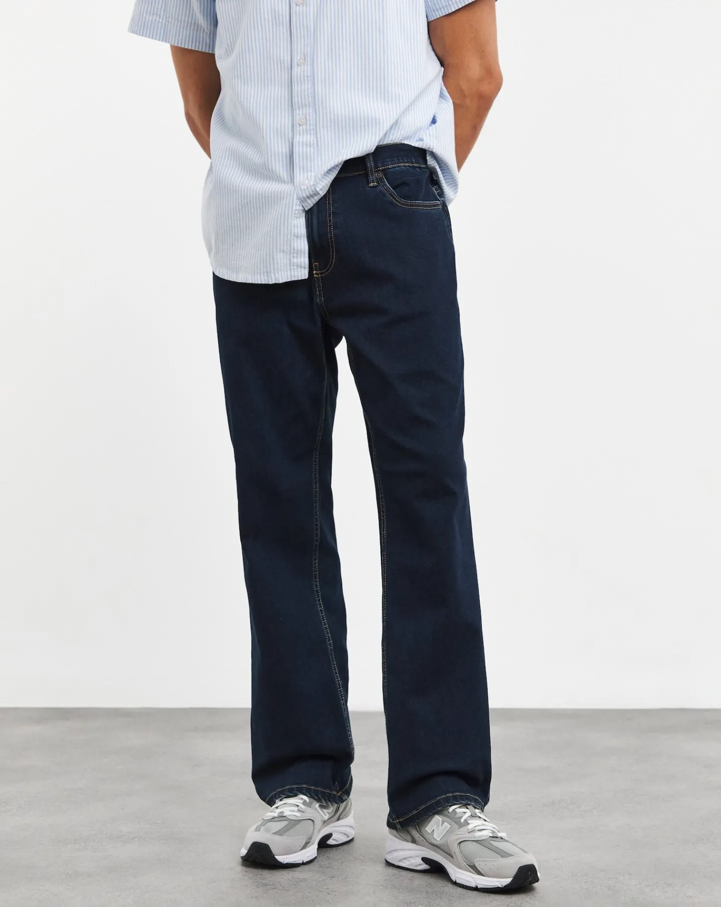 Jacamo Loose Fit Stretch Jeans Wash