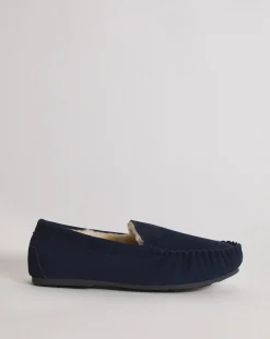 Jacamo Luxury Suede Loafer Slipper Wide