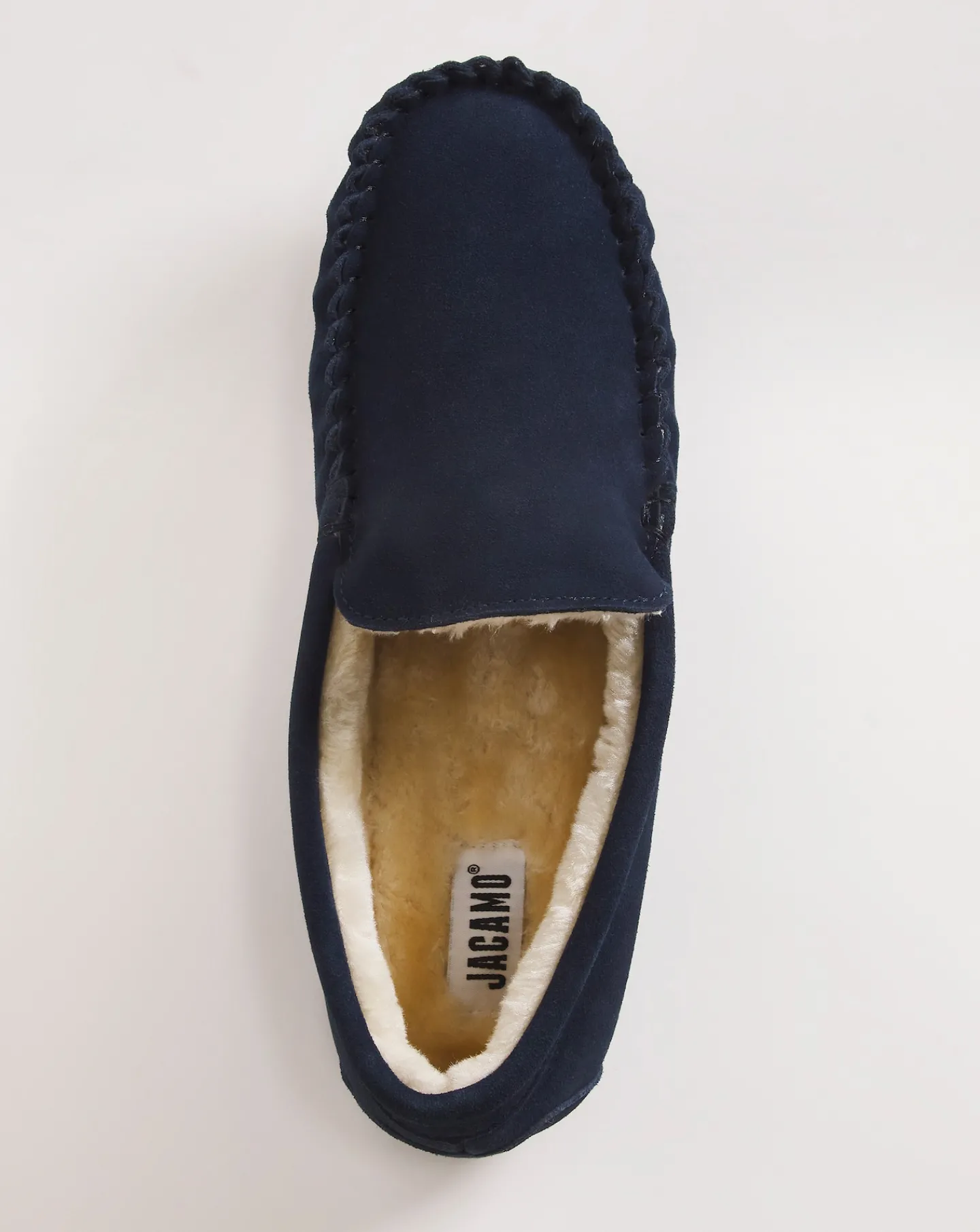 Jacamo Luxury Suede Loafer Slipper Wide