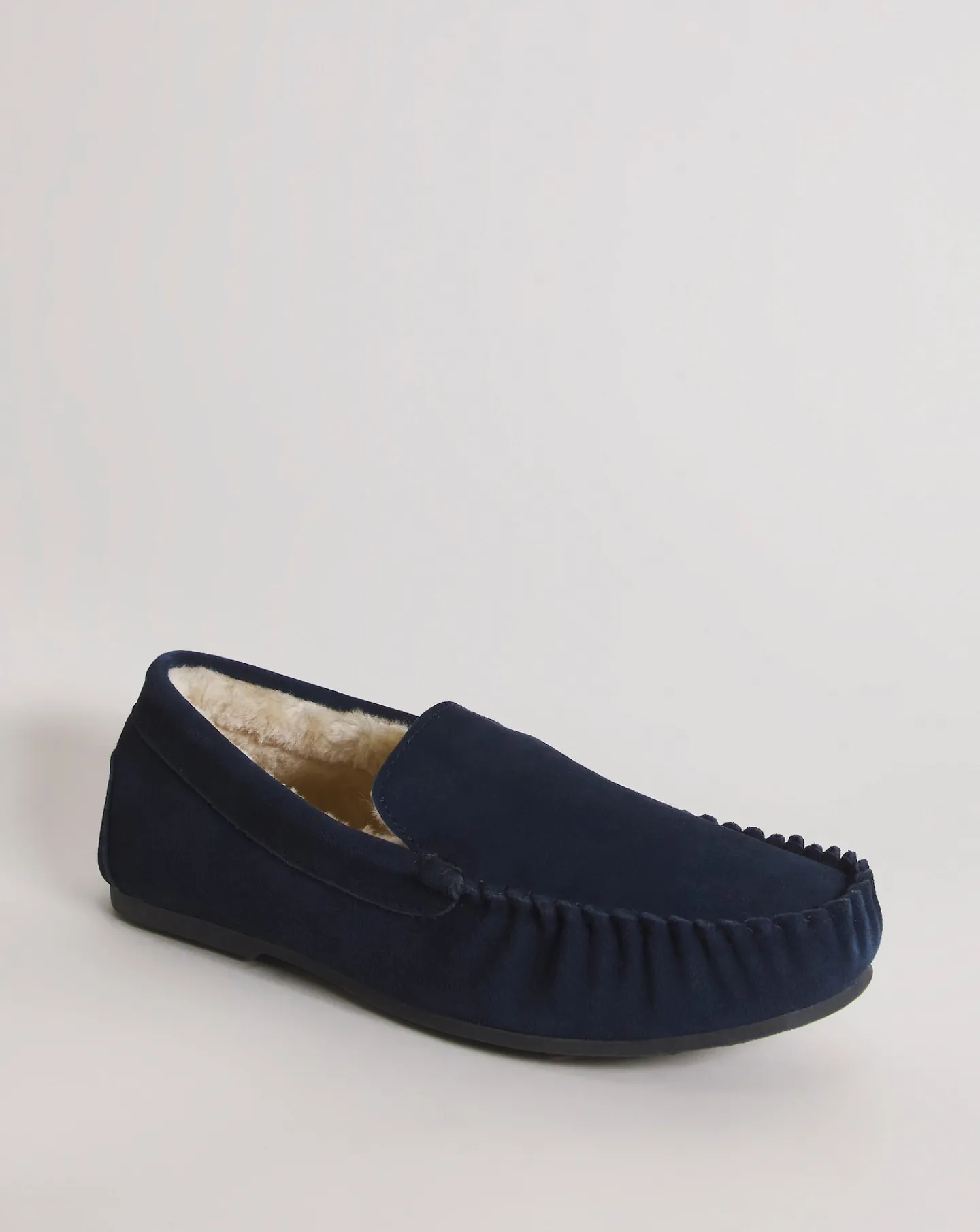 Jacamo Luxury Suede Loafer Slipper Wide
