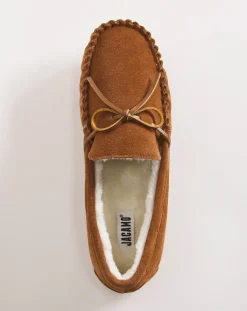 Jacamo Luxury Suede Loafer Slipper Wide