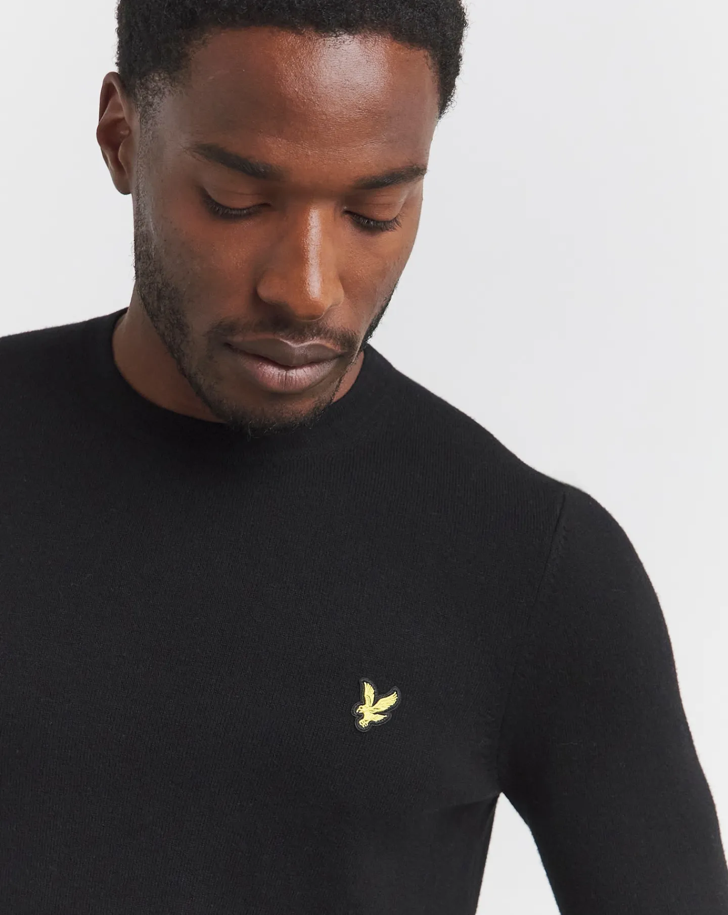 Lyle & Scott Lyle & Scott Black Classic Cotton Merino Jumper