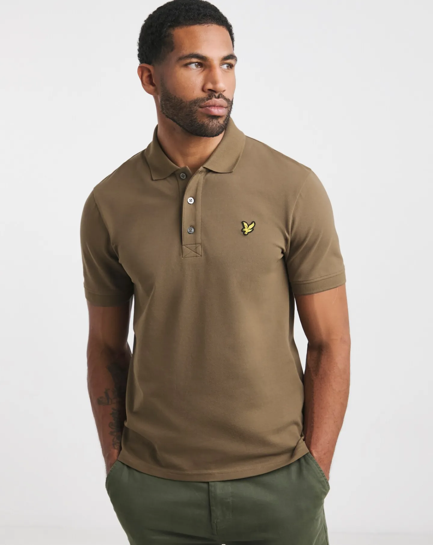 Lyle & Scott Lyle & Scott Brown Classic Short Sleeve Polo