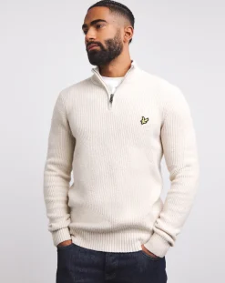 Lyle & Scott Lyle & Scott Cove 1/4 Zip Shackers Stitch Jumper