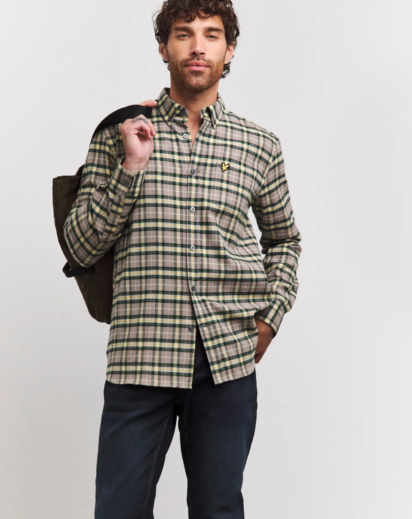 Lyle & Scott Lyle & Scott Long Sleeve Flannel Checked Shirt