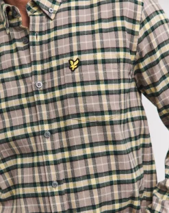 Lyle & Scott Lyle & Scott Long Sleeve Flannel Checked Shirt