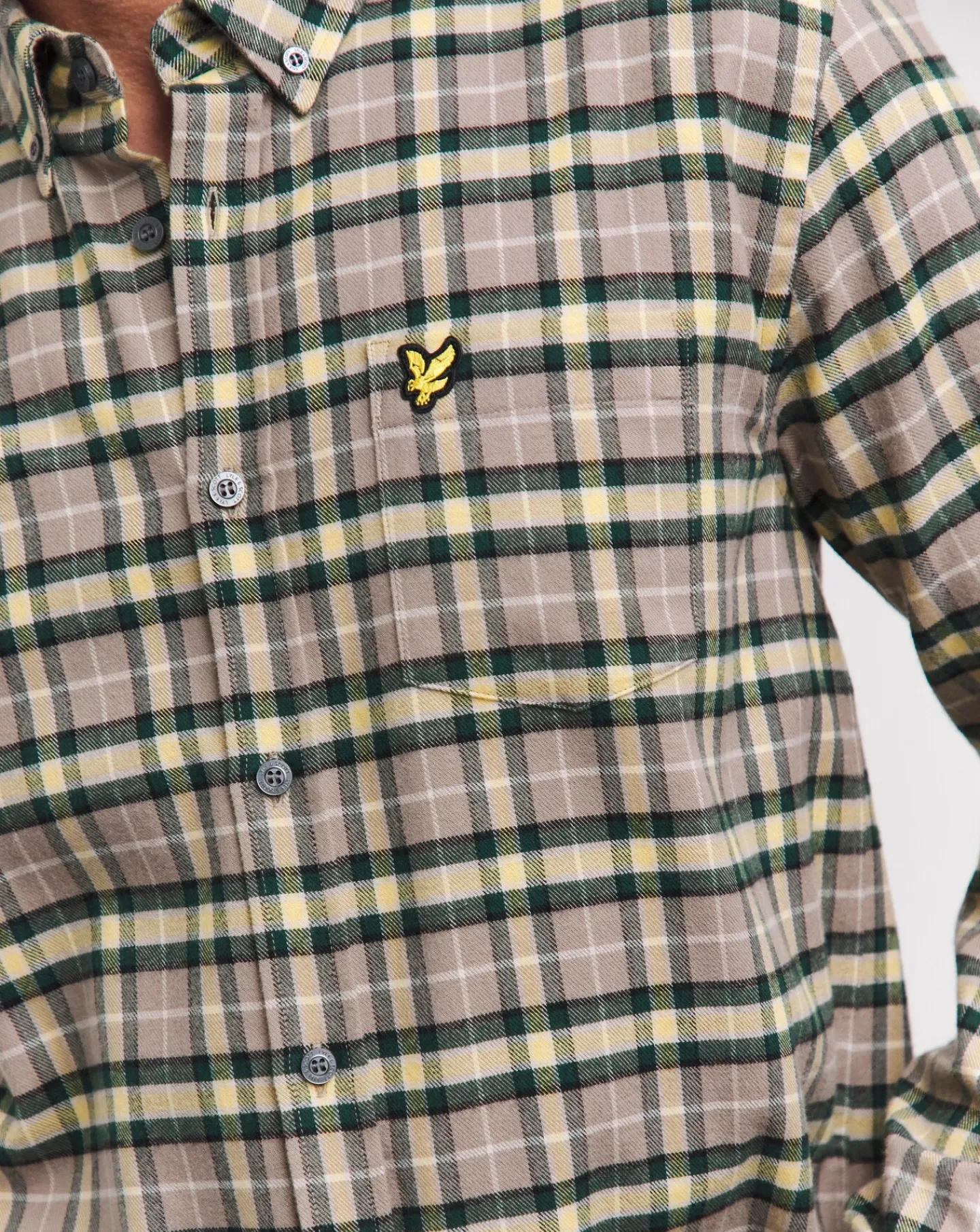 Lyle & Scott Lyle & Scott Long Sleeve Flannel Checked Shirt