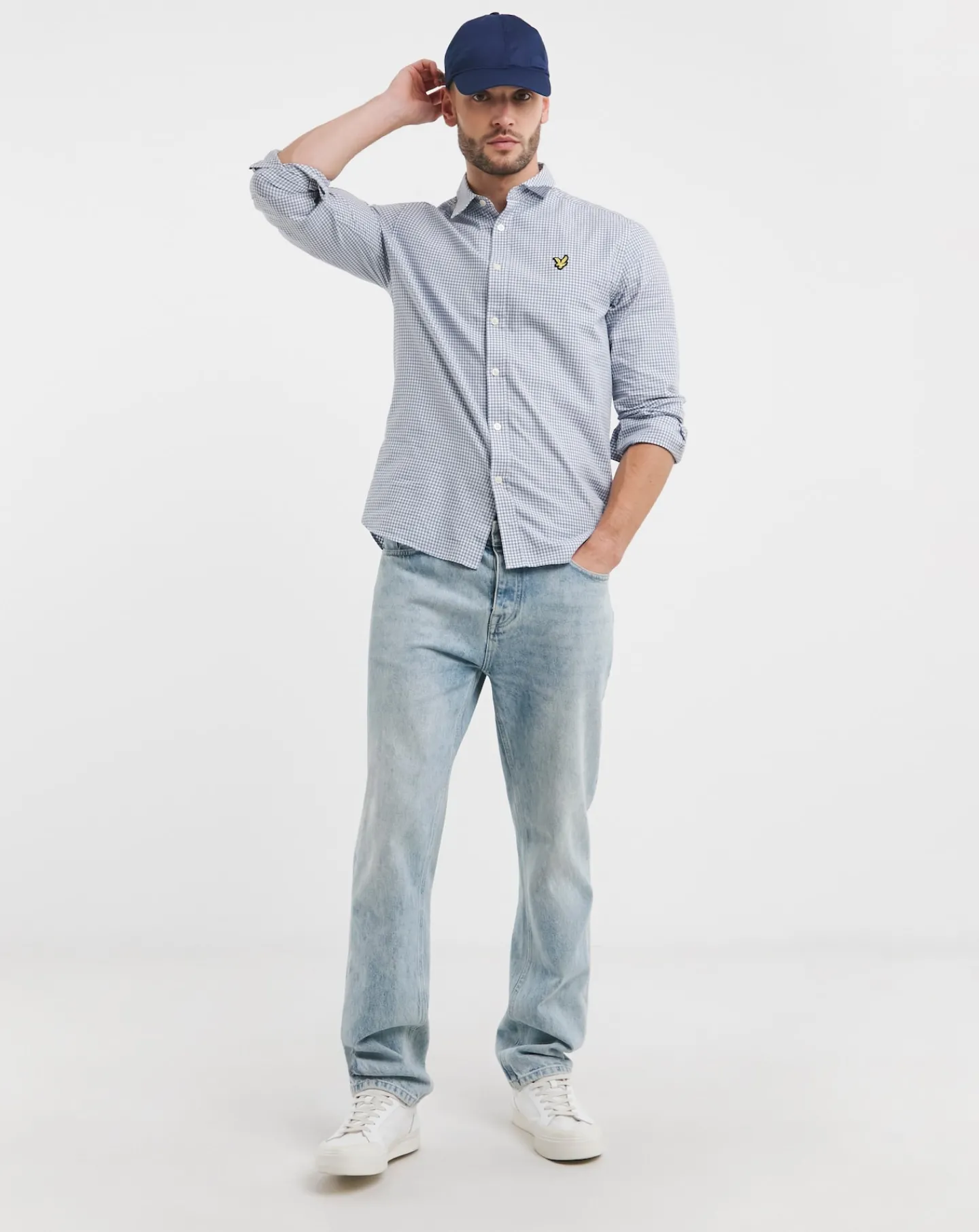 Lyle & Scott Lyle & Scott Long Sleeve Gingham Checked Shirt