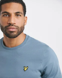 Lyle & Scott Lyle & Scott Mist Blue Classic Short Sleeve T-Shirt