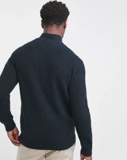 Lyle & Scott Lyle & Scott 1/4 Zip Shackers Stitch Jumper