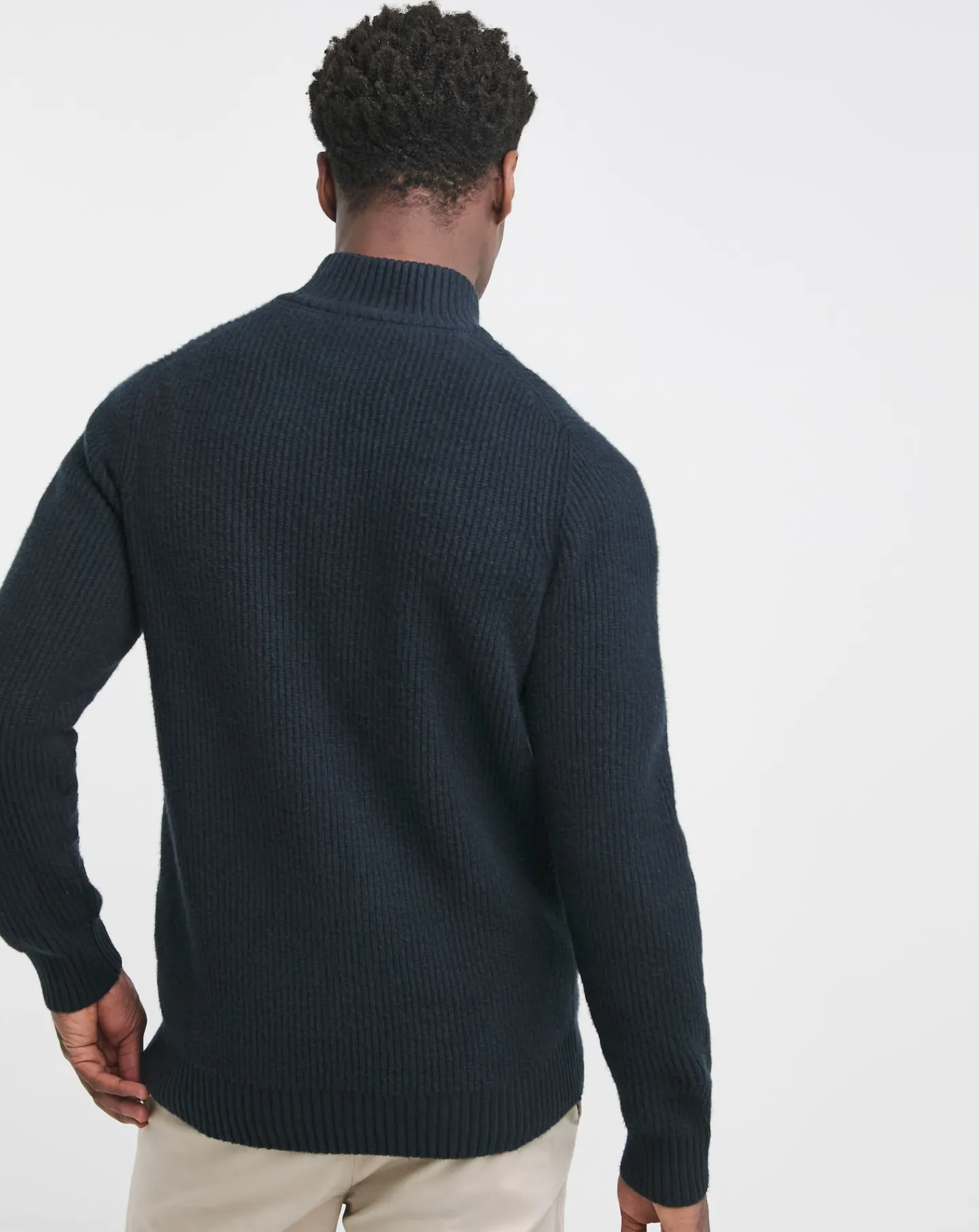 Lyle & Scott Lyle & Scott 1/4 Zip Shackers Stitch Jumper